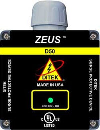 DITEK D50-240HW Series 50kA Surge Protective Device, 240VAC