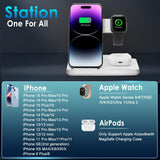 1 Charging Station For Multi Devices, Wireless Charger For Iphone 8-16 Series &