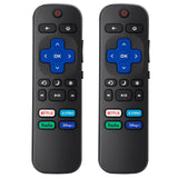 2) Replacement Remote Control Compatible For Roku Tv,For Tcl Roku/For Hisense Ro