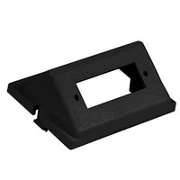 Hubbell IM1SCA15BK Audio / Video Unloaded Module, SC Angled, 1-Duplex, 1.5U, Black