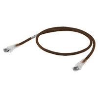 Hubbell HC6BN25SP CAT6 NEXTSPEED Patch Cord, Secure Boot, 25'L, Brown