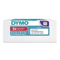 DYMO 2050818 LabelWriter Address Labels, 1-1/8" x 3-1/2", 130 Count, White - DYMO