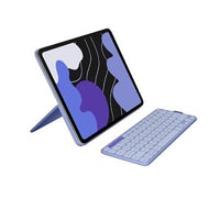 Logitech 920-013826 Flip Folio Bluetooth Keyboard Case for iPad Pro 13 and iPad Air 13, Lilac