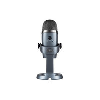 Logitech 988-000088 Yeti Nano Dual-Pattern USB Microphone with BLUE VO!CE, Shadow Grey