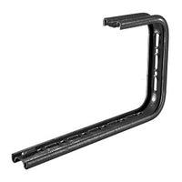 Hubbell HBTCB4BK Wallplate, Accessories Bracket C-Shape 4 Tray, Black