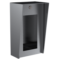 Pedestal Pro 814HOU-2NIP-01-304 8" x 14" Portrait Stainless Housing fits 2N IP Safety or Force
