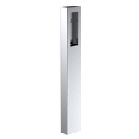 Pedestal Pro 84CAB-DOOR-01-304 54" Stainless Pedestal - Doorbird D2102KV Flush