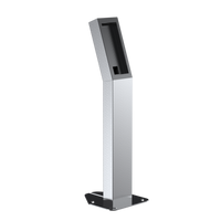Pedestal Pro 84KIO-DOOR-01-304 53" Stainless Kiosk - DoorBird D31TDV