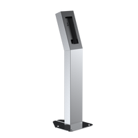Pedestal Pro 84KIO-DOOR-02-304 53" Stainless Kiosk - DoorBird D2101KV