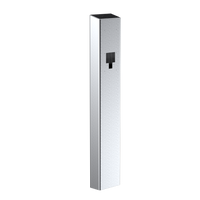 Pedestal Pro 84TOW-VALE-01-304 47" Stainless Tower fits 1VALET 10" Intercom.