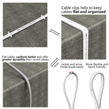 6 Ethernet Cable 50 Ft, 10Gbps Support Cat8 Cat7 Network, Flat Rj45 Lan Patch Ca