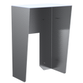 Pedestal Pro 913HOO-BUT-001-304 9x13 Stainless Hood - ButterflyMX 7" Surface Video Intercom