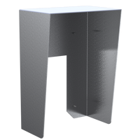 Pedestal Pro 913HOO-BUT-001-304 9x13 Stainless Hood - ButterflyMX 7" Surface Video Intercom