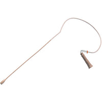 Countryman E6XDW5L1SR E6X Directional Earset Microphone, Light Beige, 1mm Cable, Connector Code SR