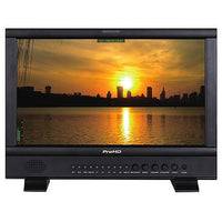 JVC DT-N17H 17.3" ProHD Broadcast Studio LED Monitor, 1920x1080, Gold Mount Battery Plate