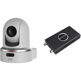 JVC KYPZ100WNDI KY-PZ100 Robotic PTZ Network Video Production Camera with NDI Converter, White
