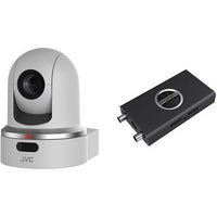 JVC KYPZ100WNDI KY-PZ100 Robotic PTZ Network Video Production Camera with NDI Converter, White