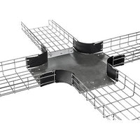 Hubbell HBTI0220 Wire Basket, Preform Radius Internal, 2"H x 20"W, Pre-Galvanized