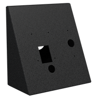 Pedestal Pro 99HOU-SICU-01-CRS 9" x 9" Mild Steel Wedge Box - Sicunet Tenant8 & Farpointe CSR-35L