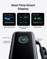 Anker Laptop Power Bank (25K, 165W, Built-In and Retractable Cables)