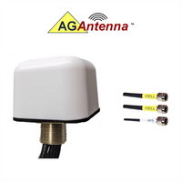 AG Antenna AG43-BW-2CG AG43 Low Profile Series Mobility 3-Lead MIMO 2 x Cellular 3G 4G 5G CBRS / GPS GNSS - Bolt Mount A