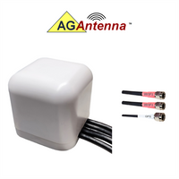 AG Antenna AG43-MW-2WG AG43 Low Profile Series Mobility 3-Lead MIMO 2 x WiFi Dual Band / GPS GNSS - Magnetic Mount Anten