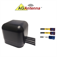 AG Antenna AG43F-MB-2CG AG43 Low Profile Series Mobility 3-LEAD Mimo 2 x Cellular 3G 4G 5G Cbrs / Gps Gnss - Magnetic Mo