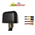 AG Antenna AG44F-BB-2C2W AG44 Low Profile Series Mobility 4-LEAD Mimo 2 x Cellular 3G 4G 5G Cbrs / Mimo 2 x WIFI Dual Band - Bolt Mount Antenna W/15FT Coax Cables Fk - Black