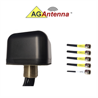 AG Antenna AG45-BB-4CG AG45 Low Profile Series Mobility 5-Lead Multi-MIMO 4 x Cellular 3G 4G 5G CBRS / GPS GNSS - Bolt M