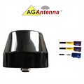 AG Antenna AG53F-BB-2CG AG53 Enterprise Series Mobility 3-Lead MIMO 2 x Cellular 3G 4G 5G CBRS / GPS GNSS - Bolt Mount Antenna w/15ft Coax Cables FK - Black