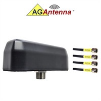 AG Antenna AG94-BB-4C AG94 Low Profile Series Mobility 4-Lead Multi-MIMO 4 x Cellular 3G 4G 5G CBRS - Bolt Mount Antenna