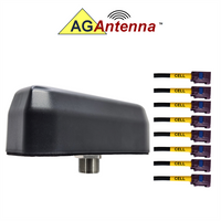 AG Antenna AG98F-BB-8C AG98 Low Profile Series Mobility 8-Lead Multi-MIMO 4 x Cellular 3G 4G 5G CBRS - Bolt Mount Antenn