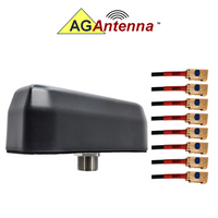AG Antenna AG98F-BB-8W AG98 Low Profile Series Mobility 8-Lead Multi-MIMO 8 x WiFi Dual Band - Bolt Mount Antenna w/15ft