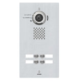 Aiphone IX-DVF-4A IX Series 4-Call Button IP Video Door Station, Flush Mount, Stainless Steel
