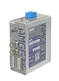 AMG Systems AMGFIB-2VR-1SD-3CC-S1B Industrial 2-Channel CVI/TVI/AHD/CVBS Video Receiver, 1-Duplex RS422/485 Serial Data, Singlemode 20Km, 1-Fiber, 1550nm, B-Side, ST Connector, 9-36VDC or 24VAC Input