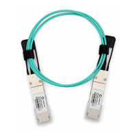 Cleerline AOC-QSFP100G-01m QSFP28 100G Active Optical Cable, Multimode OM4, 1m