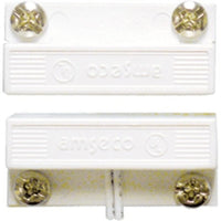 Potter AMS-10S AMS-10 Series Mini Surface Mount Contact, 3/4" Gap Side Lead, White (4350109)