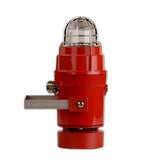 Potter D1XC1X05RDC024CN1A1RR 115 dB(A) Alarm Horn and 12CD Xenon Strobe, Radial Type Horn, Red Lens