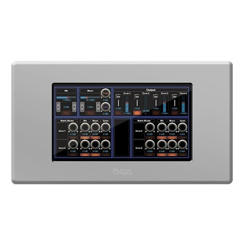 AtlasIED BBWP-TOUCH7W BlueBridge 7" Touch Panel Wall Controller, White