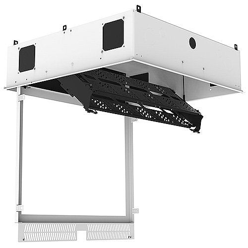AtlasIED CR222-NR IED 2x2 Ceiling Mount Rack with 2RU, Standard width, AmbiTILT Shelf