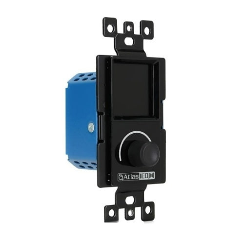 AtlasIED C-ZSV-US-B Zone Source and Volume Wall Controller, Black