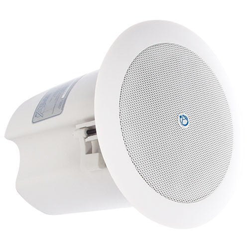 AtlasIED FAP40T 4" In-Ceiling Speaker with 16W 70V, 100V Transformer and Ported Enclosure