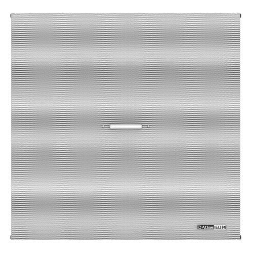 AtlasIED IP-22SYSMF PoE+ Indoor 2'x2' Suspended Ceiling Mount IP Speaker with Talkback Microphone and LED Flasher