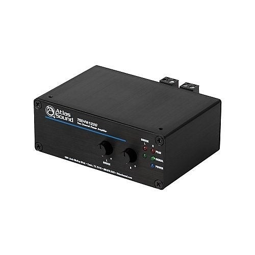 AtlasIED TSD-PA122G 2-Channel Power Amplifier, 12W at Ohms