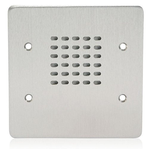 AtlasIED VPCS-2G-2 Intercom Stations Vandal Proof with Cone Loudspeaker and 25V Transformer, Stainless Steel