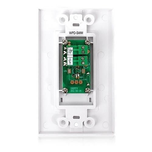 AtlasIED WPD-SWM Wall Plate Push Button Switch, Momentary Contact Closure