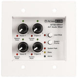 AtlasIED WTSD-MIX41K Indoor/Outdoor Analog Wall 4x1 Mic/Line Mixer W/Optional Dante Audio Network Interface