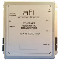 American Fiberteck MX-46-FX-SC-POE+ Fiber Module FX Multimode, SC Connector