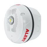 System Sensor SPSCWKLED-CLR-ALRT Outdoor LED Speaker Strobe Ceiling, Alert, White