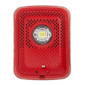 System Sensor SPSRLED L-Series Indoor Speaker Strobe, "FIRE" Label, Wall Mount, Red